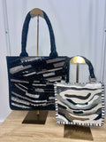 Light Monochrome Bamboo Tote